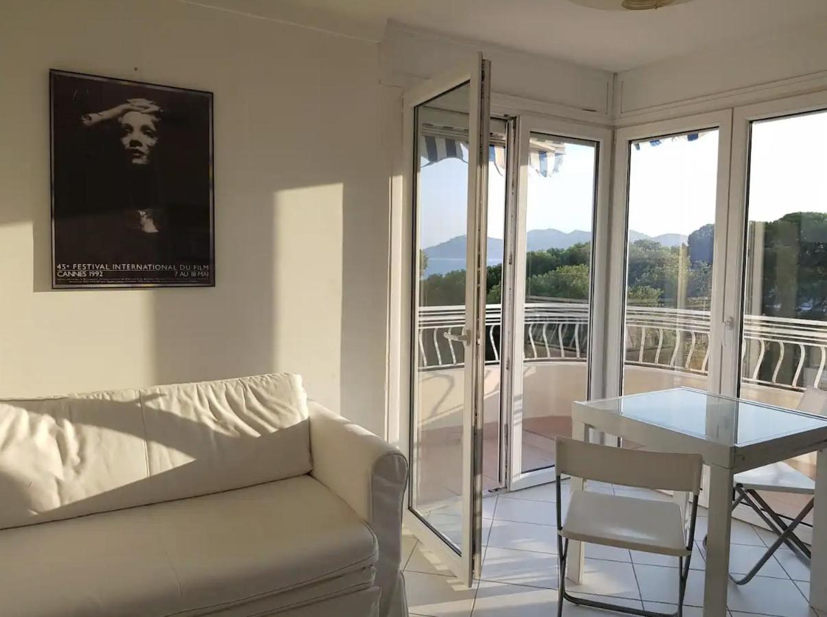 C060-Bel Appartement Avec Vue Mer - Picaud Cannes Exterior foto