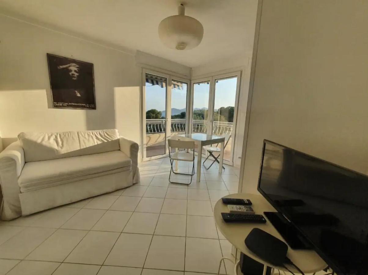 C060-Bel Appartement Avec Vue Mer - Picaud Cannes Exterior foto